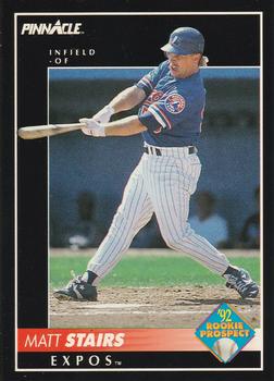 #583 Matt Stairs - Montreal Expos - 1992 Pinnacle Baseball