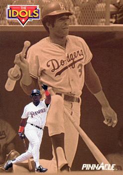 #591 Tony Gwynn / Willie Davis - San Diego Padres / Los Angeles Dodgers - 1992 Pinnacle Baseball