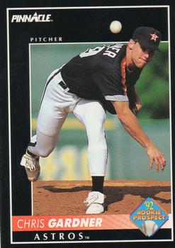 #599 Chris Gardner - Houston Astros - 1992 Pinnacle Baseball