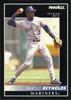#59 Harold Reynolds - Seattle Mariners - 1992 Pinnacle Baseball