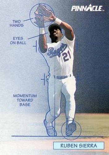 #616 Ruben Sierra - Texas Rangers - 1992 Pinnacle Baseball
