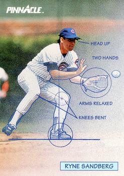 #617 Ryne Sandberg - Chicago Cubs - 1992 Pinnacle Baseball