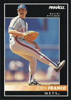 #64 John Franco - New York Mets - 1992 Pinnacle Baseball