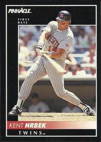 #68 Kent Hrbek - Minnesota Twins - 1992 Pinnacle Baseball