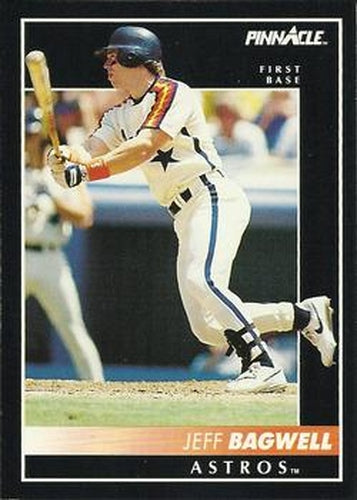 #70 Jeff Bagwell - Houston Astros - 1992 Pinnacle Baseball