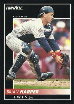 #73 Brian Harper - Minnesota Twins - 1992 Pinnacle Baseball