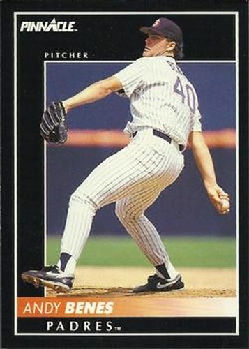 #74 Andy Benes - San Diego Padres - 1992 Pinnacle Baseball
