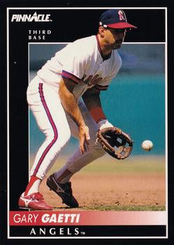 #81 Gary Gaetti - California Angels - 1992 Pinnacle Baseball