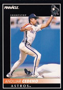 #84 Andujar Cedeno - Houston Astros - 1992 Pinnacle Baseball