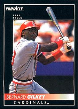 #88 Bernard Gilkey - St. Louis Cardinals - 1992 Pinnacle Baseball