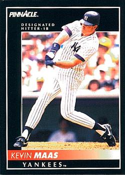 #90 Kevin Maas - New York Yankees - 1992 Pinnacle Baseball