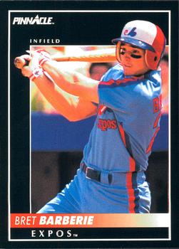 #93 Bret Barberie - Montreal Expos - 1992 Pinnacle Baseball