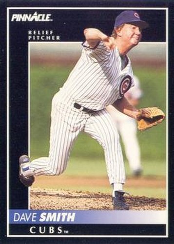 #94 Dave Smith - Chicago Cubs - 1992 Pinnacle Baseball