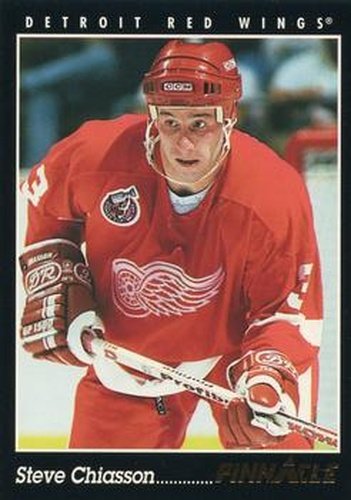 #194 Steve Chiasson - Detroit Red Wings - 1993-94 Pinnacle Hockey