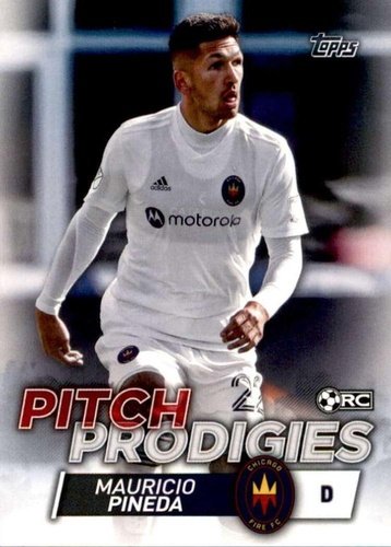 #194 Mauricio Pineda - Chicago Fire - 2020 Topps MLS Soccer