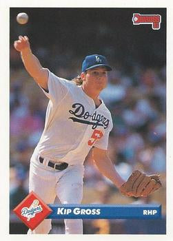 #194 Kip Gross - Los Angeles Dodgers - 1993 Donruss Baseball
