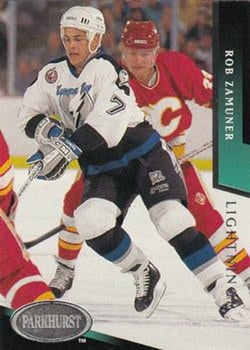 #194 Rob Zamuner - Tampa Bay Lightning - 1993-94 Parkhurst Hockey