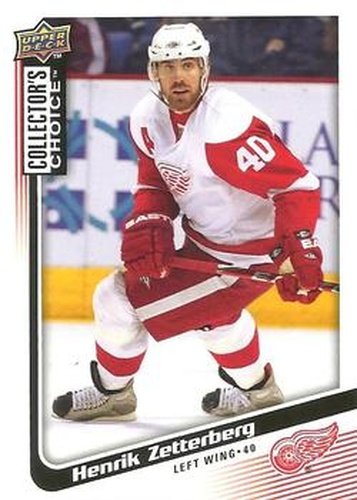 #194 Henrik Zetterberg - Detroit Red Wings - 2009-10 Collector's Choice Hockey