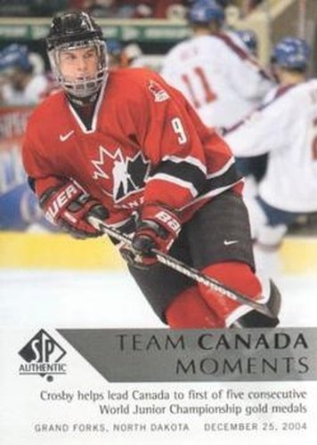 #194 Sidney Crosby - Canada - 2012-13 SP Authentic Hockey
