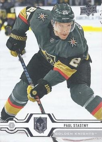 #194 Paul Stastny - Vegas Golden Knights - 2019-20 Upper Deck Hockey