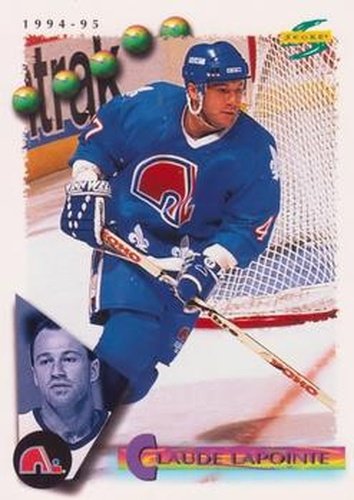 #194 Claude Lapointe - Quebec Nordiques - 1994-95 Score Hockey