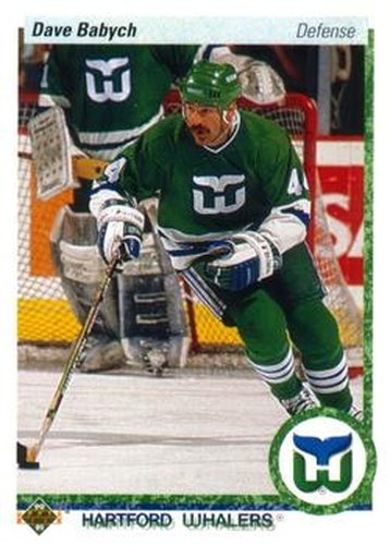 #194 Dave Babych - Hartford Whalers - 1990-91 Upper Deck Hockey