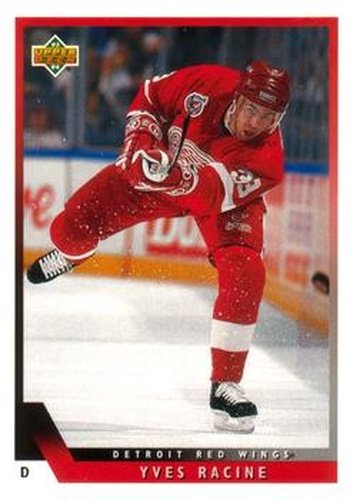 #194 Yves Racine - Detroit Red Wings - 1993-94 Upper Deck Hockey