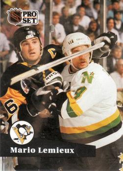 #194 Mario Lemieux - 1991-92 Pro Set Hockey