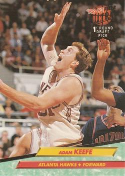 #194 Adam Keefe - Atlanta Hawks - 1992-93 Ultra Basketball
