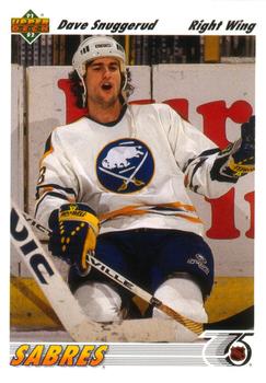 #194 Dave Snuggerud - Buffalo Sabres - 1991-92 Upper Deck Hockey