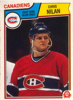 #194 Chris Nilan - Montreal Canadiens - 1983-84 O-Pee-Chee Hockey