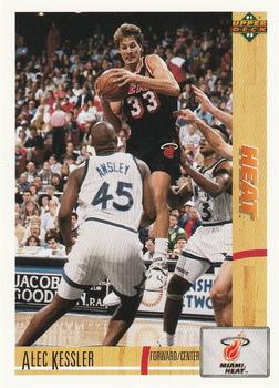 #194 Alec Kessler - Miami Heat - 1991-92 Upper Deck Basketball