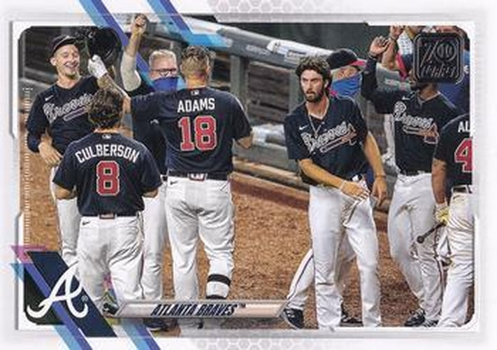 #194 Atlanta Braves - Atlanta Braves - 2021 Topps Baseball