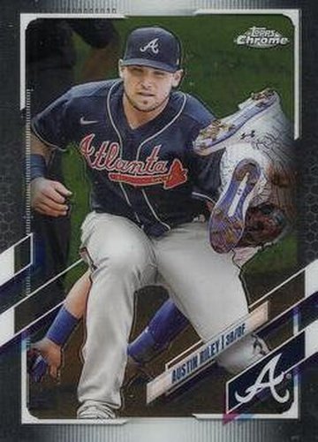 #194 Austin Riley - Atlanta Braves - 2021 Topps Chrome Baseball