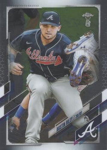 #194 Austin Riley - Atlanta Braves - 2021 Topps Chrome Ben Baller Edition Baseball