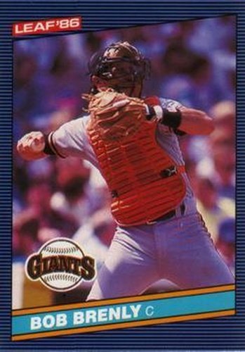 #194 Bob Brenly - San Francisco Giants - 1986 Leaf Baseball