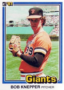 #194 Bob Knepper - San Francisco Giants - 1981 Donruss Baseball