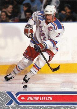 #194 Brian Leetch - New York Rangers - 2000-01 Stadium Club Hockey