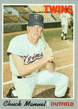 #194 Chuck Manuel - Minnesota Twins - 1970 Topps Baseball