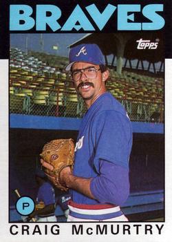 #194 Craig McMurtry - Atlanta Braves - 1986 Topps Baseball