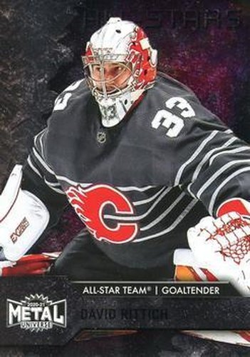 #194 David Rittich - Calgary Flames - 2020-21 Skybox Metal Universe Hockey