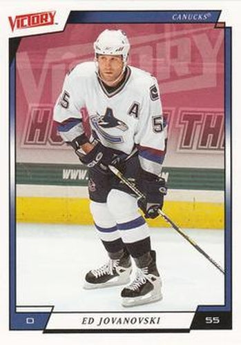 #194 Ed Jovanovski - Vancouver Canucks - 2006-07 Upper Deck Victory Hockey