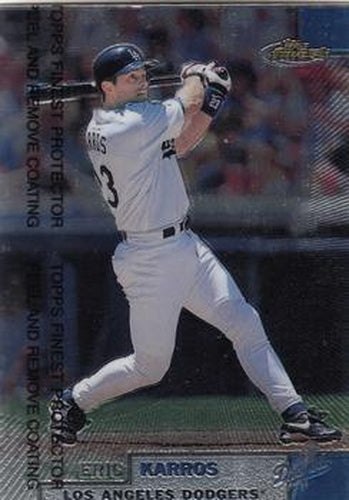 #194 Eric Karros - Los Angeles Dodgers - 1999 Finest Baseball