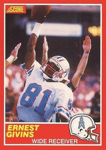 #194 Ernest Givins - Houston Oilers - 1989 Score Football