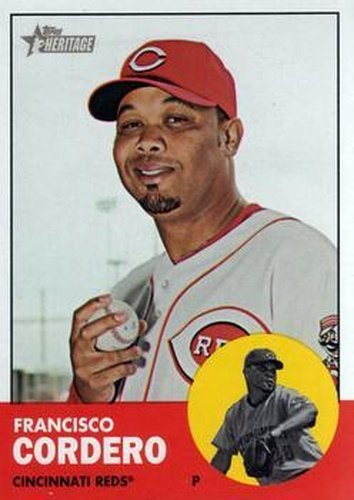 #194 Francisco Cordero - Cincinnati Reds - 2012 Topps Heritage Baseball