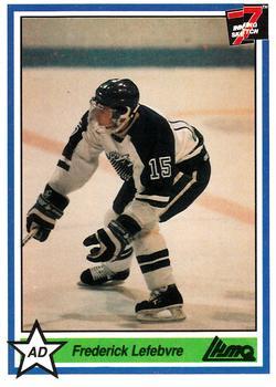 #194 Frederick Lefebvre - Shawinigan Cataractes - 1990-91 7th Inning Sketch QMJHL Hockey