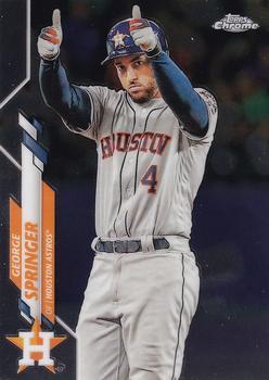 #194 George Springer - Houston Astros - 2020 Topps Chrome Baseball