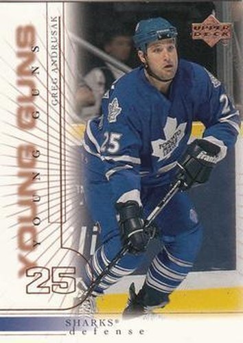 #194 Greg Andrusak - San Jose Sharks - 2000-01 Upper Deck Hockey
