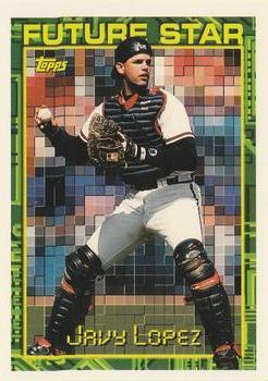 #194 Javy Lopez - Atlanta Braves - 1994 Topps Baseball
