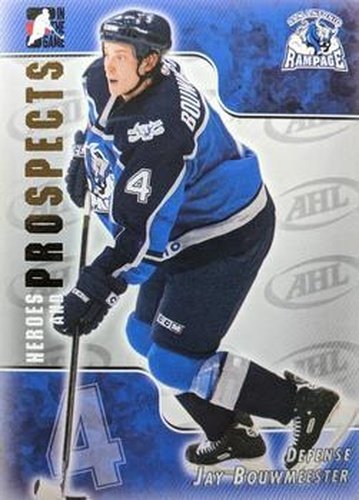 #194 Jay Bouwmeester - San Antonio Rampage - 2004-05 In The Game Heroes and Prospects Hockey